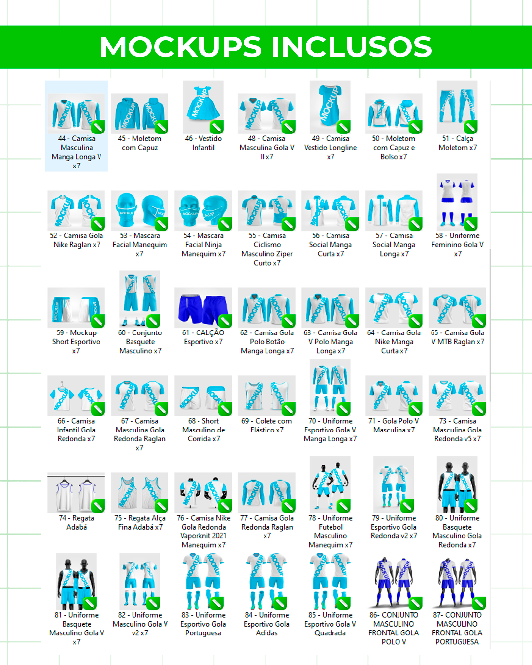 Pack de Mockups Coreldraw