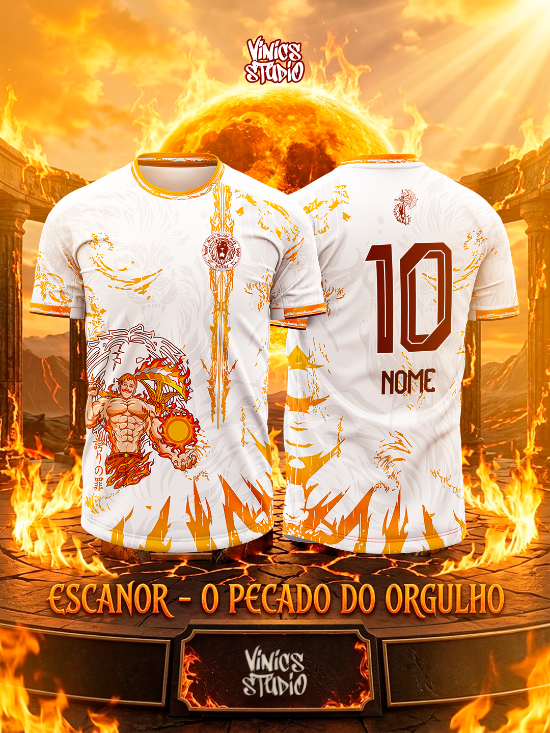 Arte Camisa Escanor Interclasse