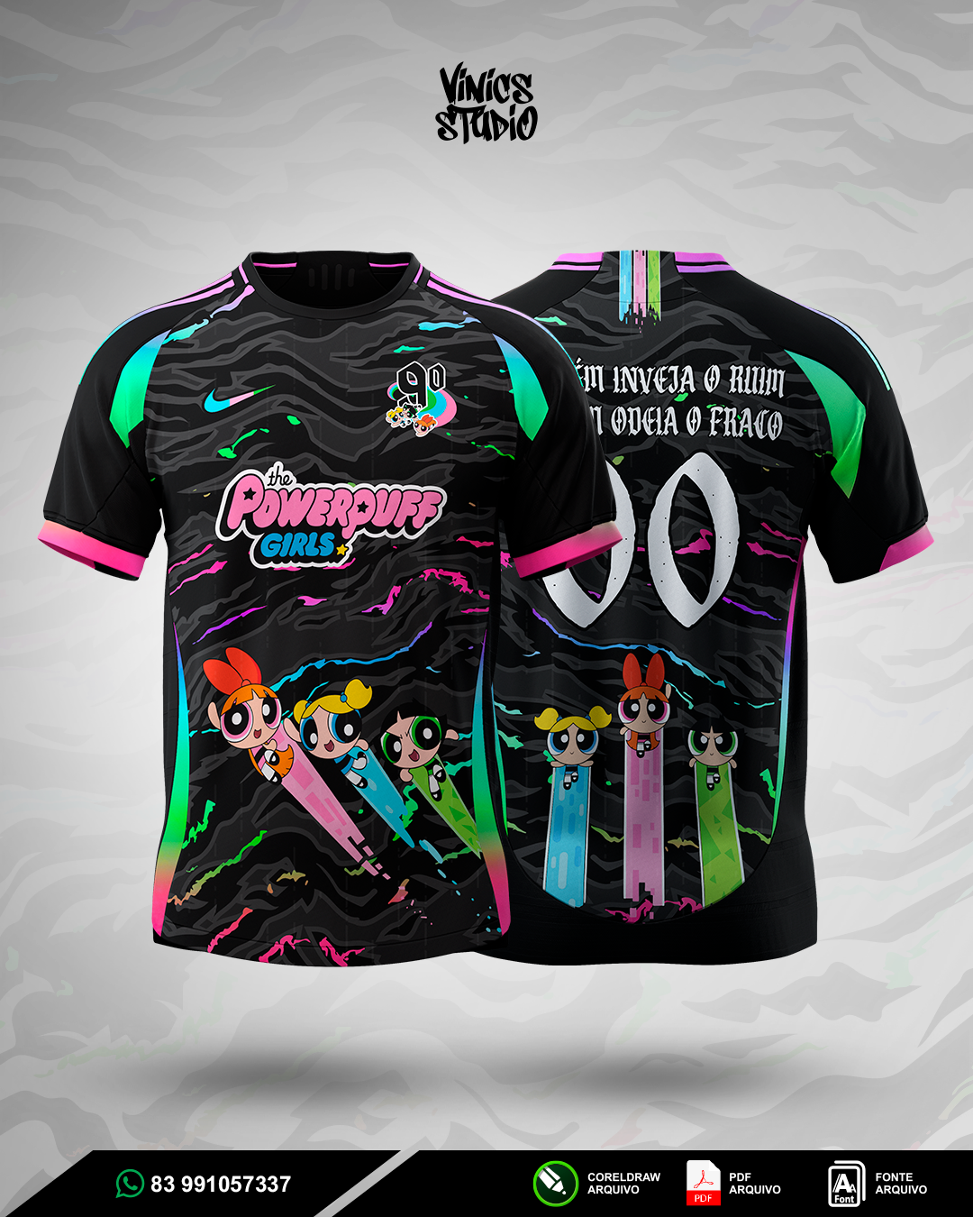 Arte Meninas Superpoderosas Interclasse