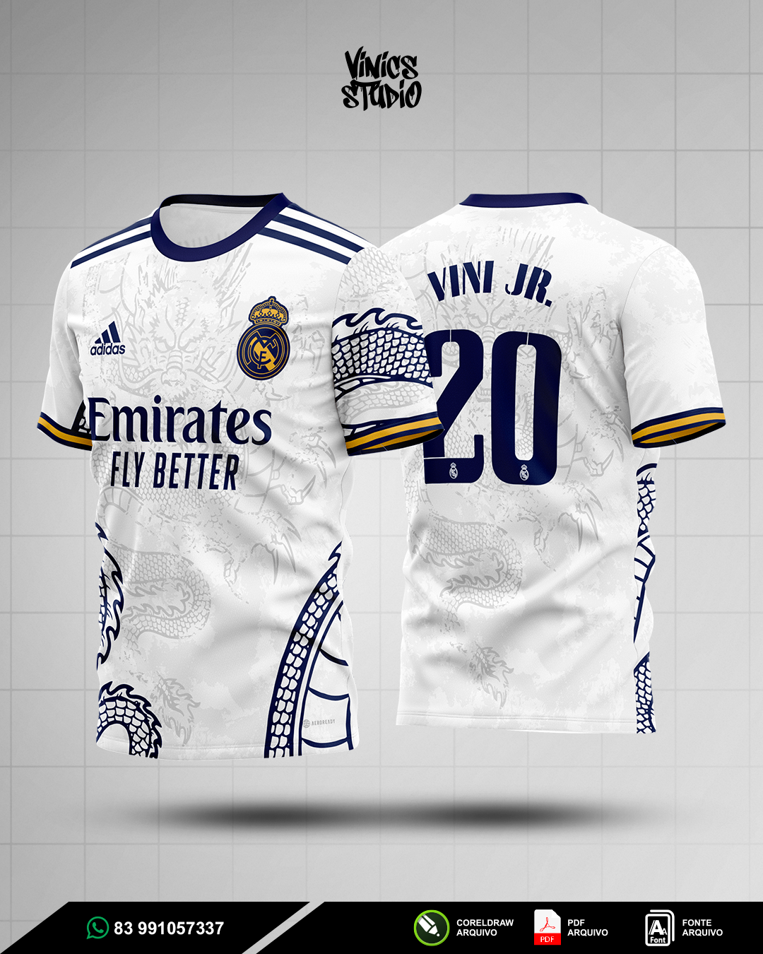 Arte Real Madrid Dragão Interclasse