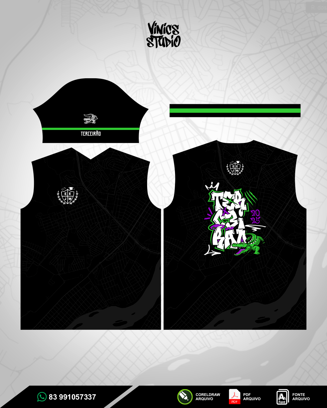 Arte Terceirão Crocodilo