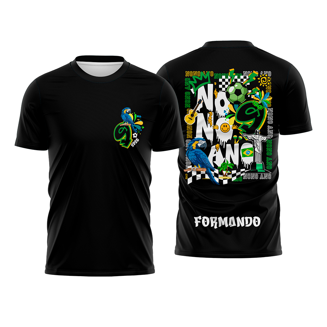 Arte Nono Ano Brasil – Design Digital para Sublimação e DTF