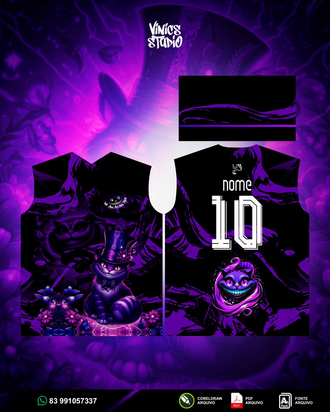 Arte Gato de Cheshire Interclasse