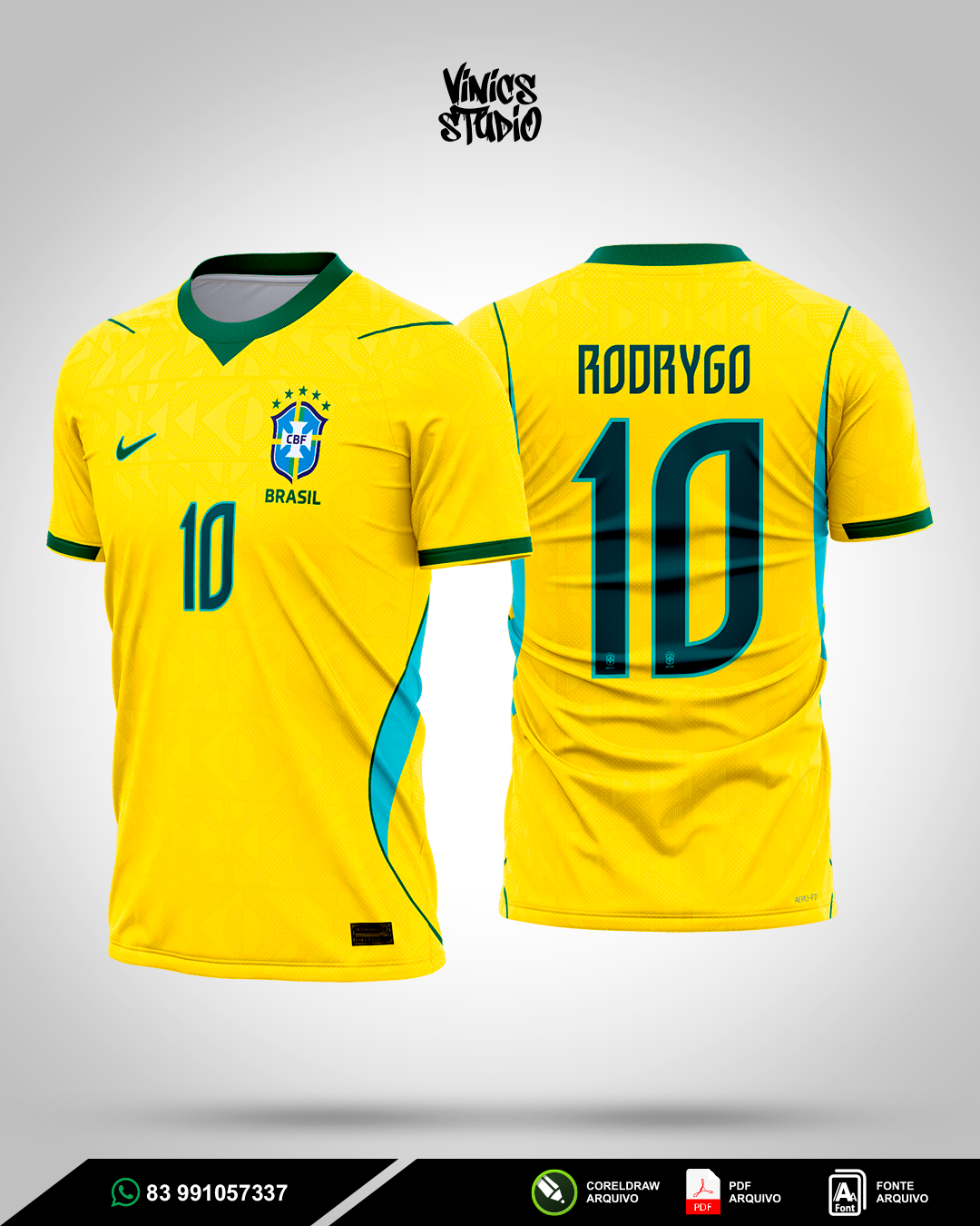 Arte Seleção Brasileira 2026
