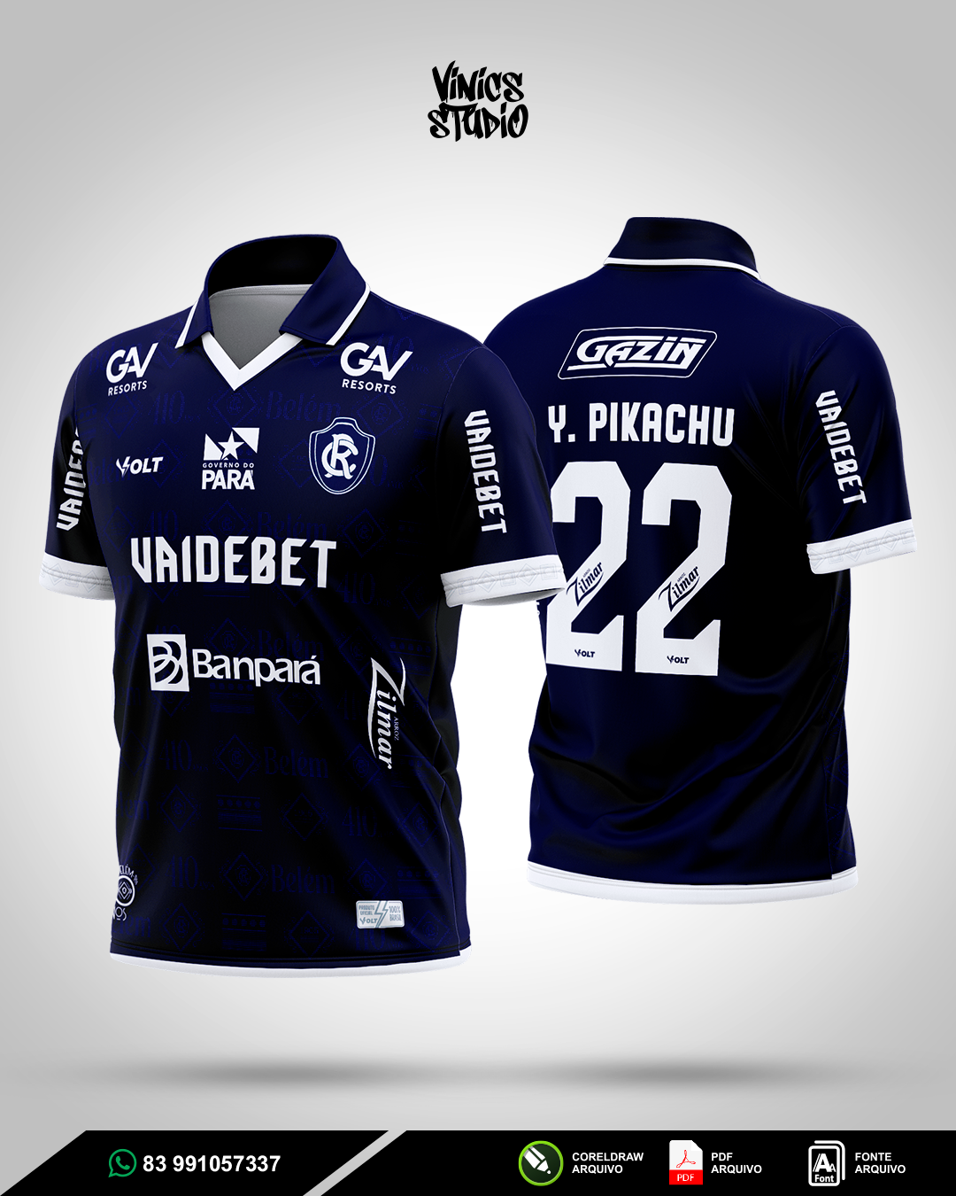 Arte Camisa Remo Titular