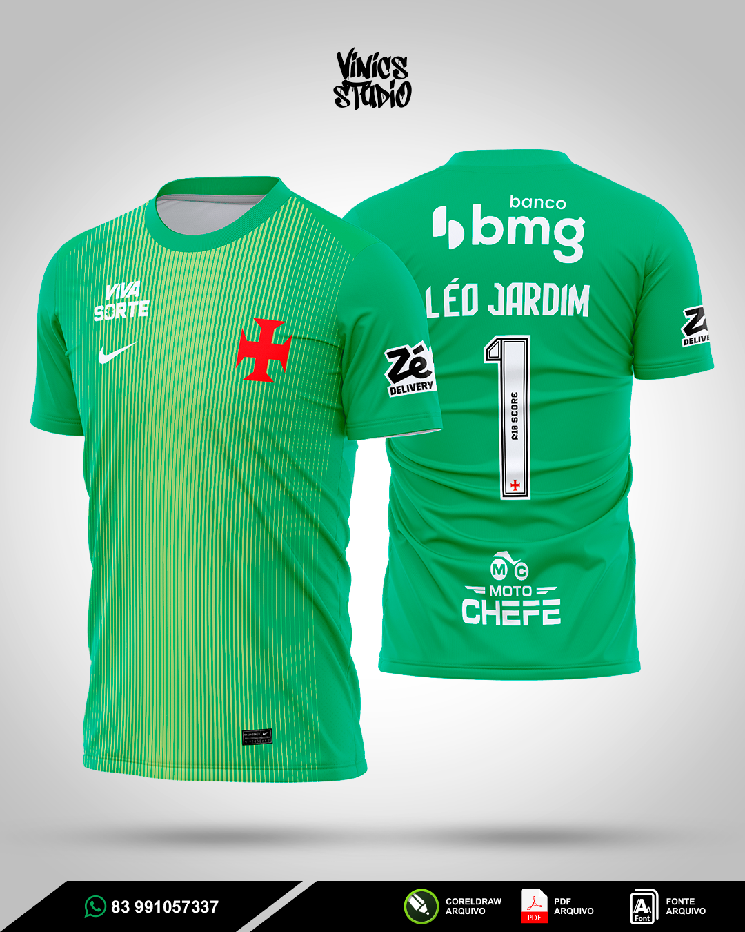 Arte Camisa Vasco Goleiro