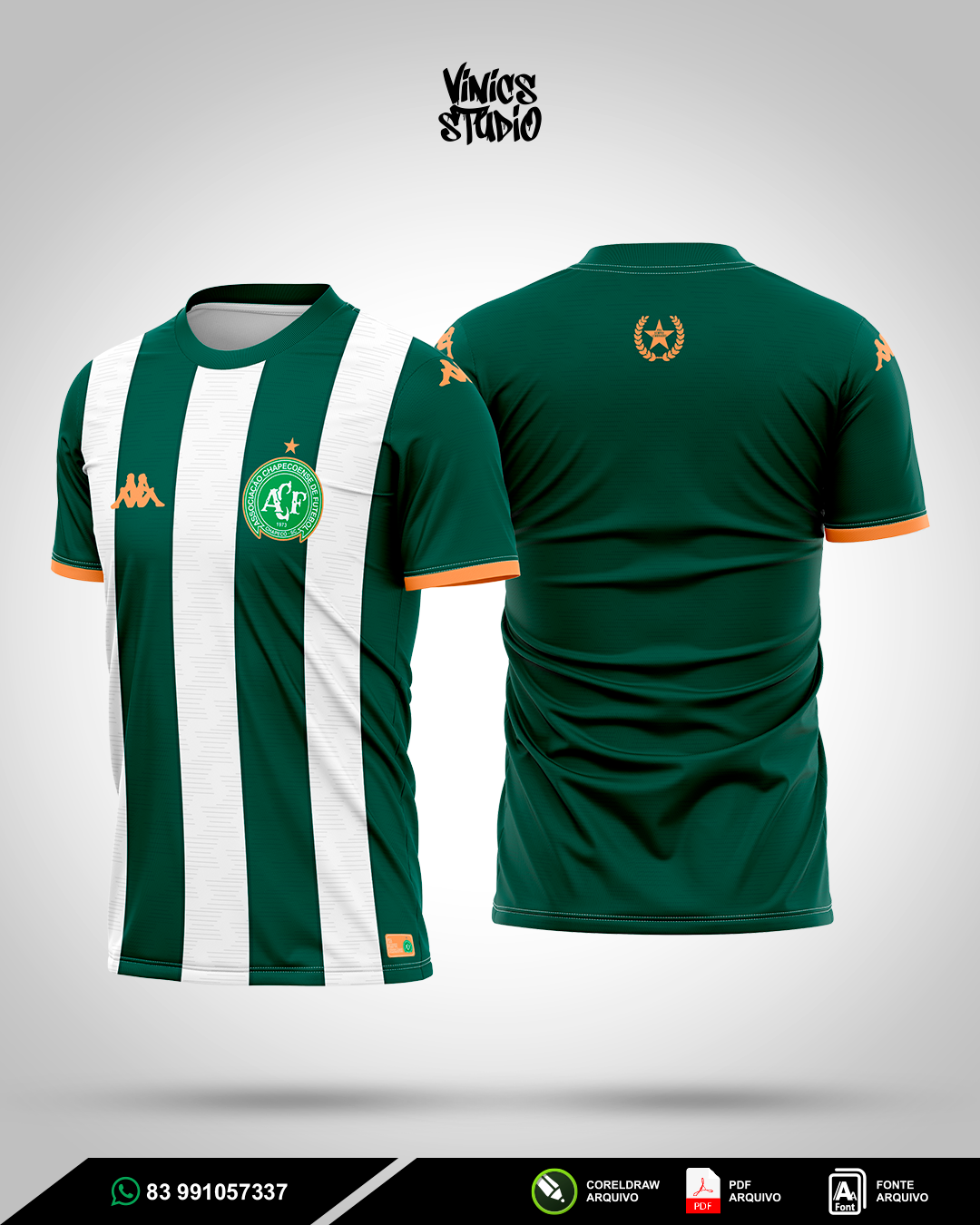 Arte Camisa Chapecoense Titular