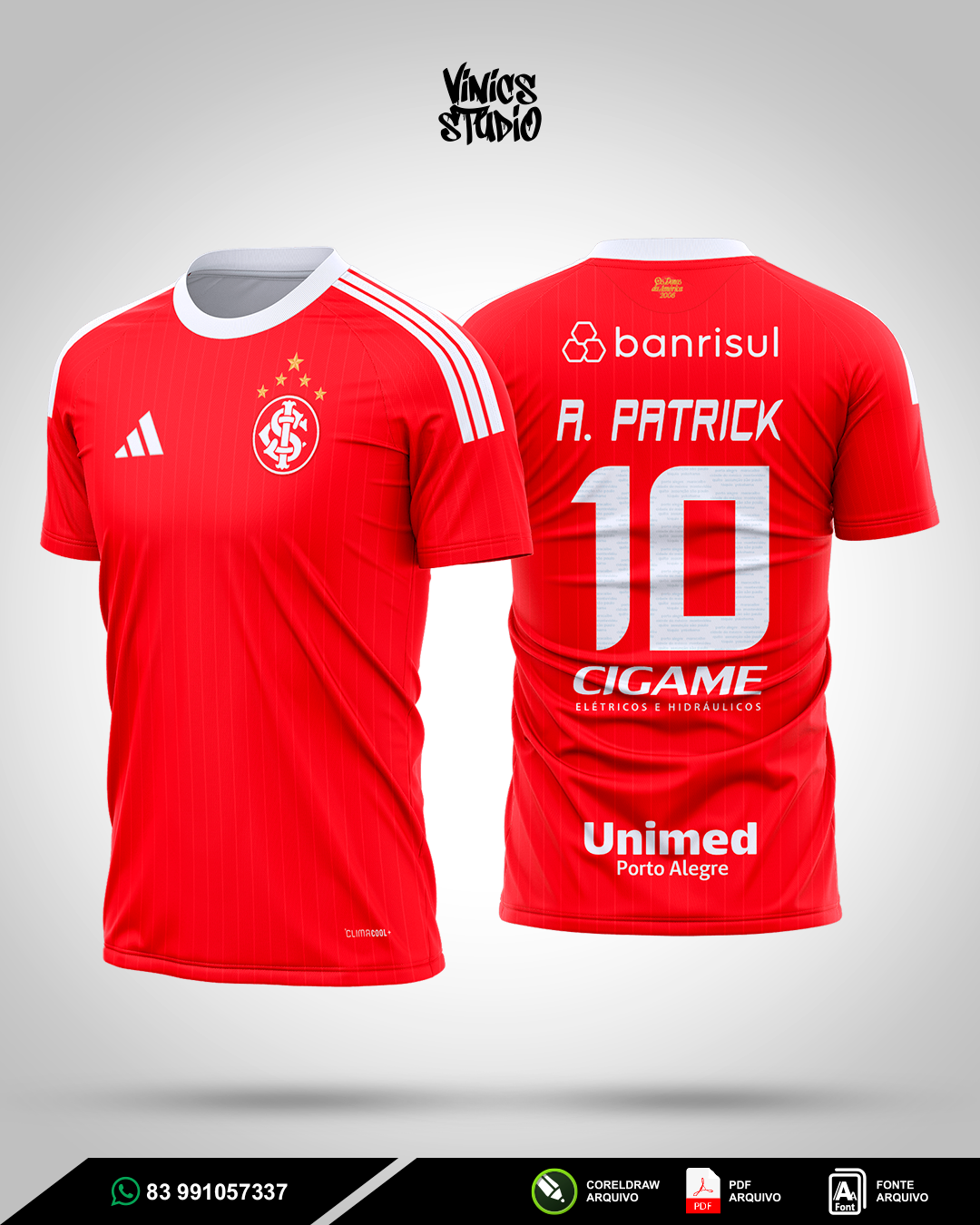 Arte Camisa Internacional Titular