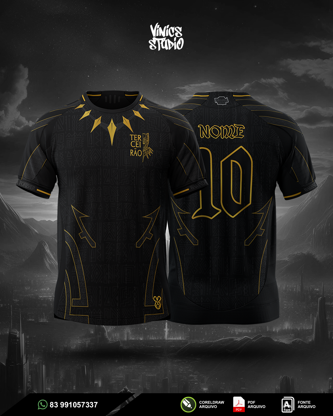 Arte Interclasse Pantera Negra