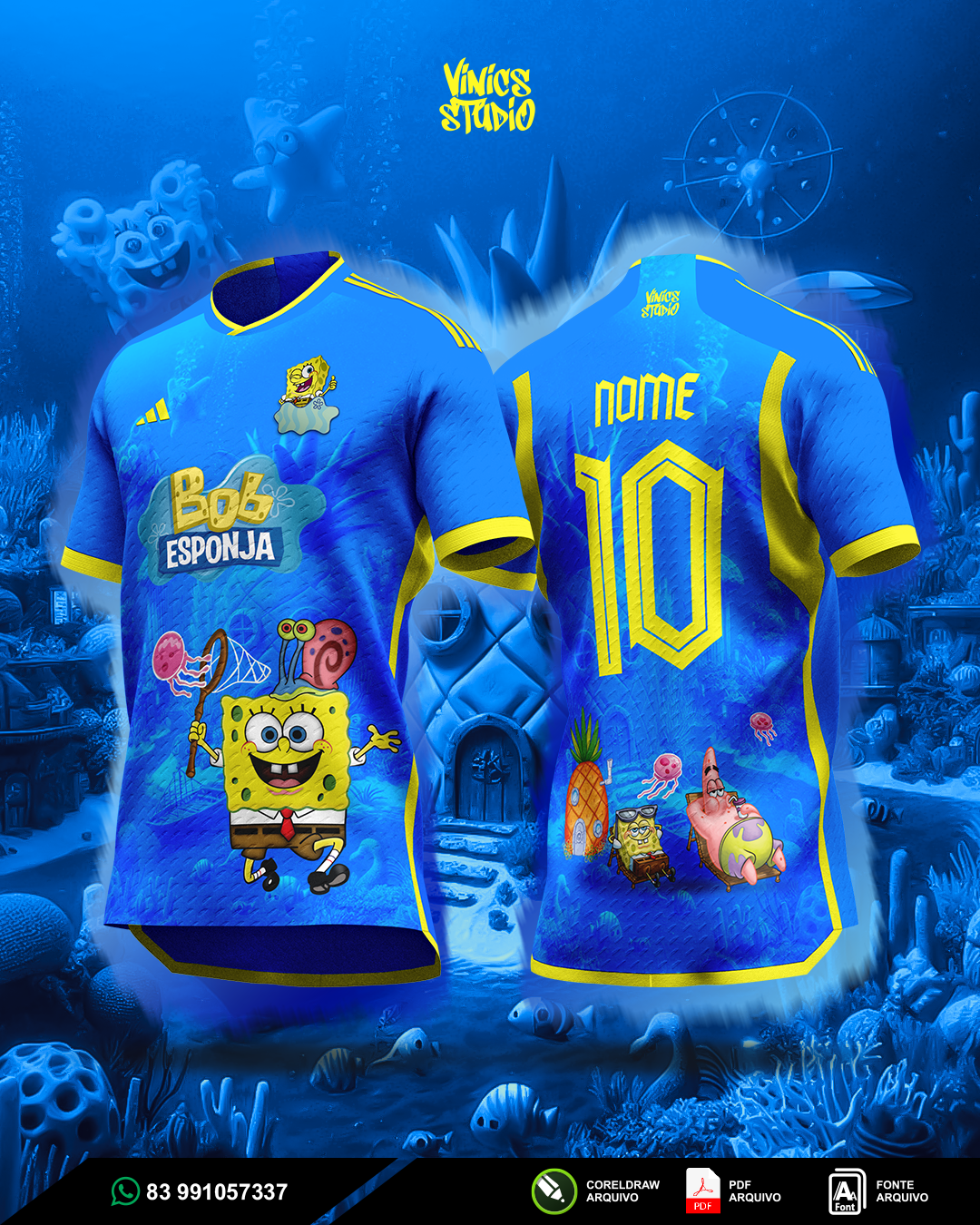 Arte Interclasse Bob Esponja