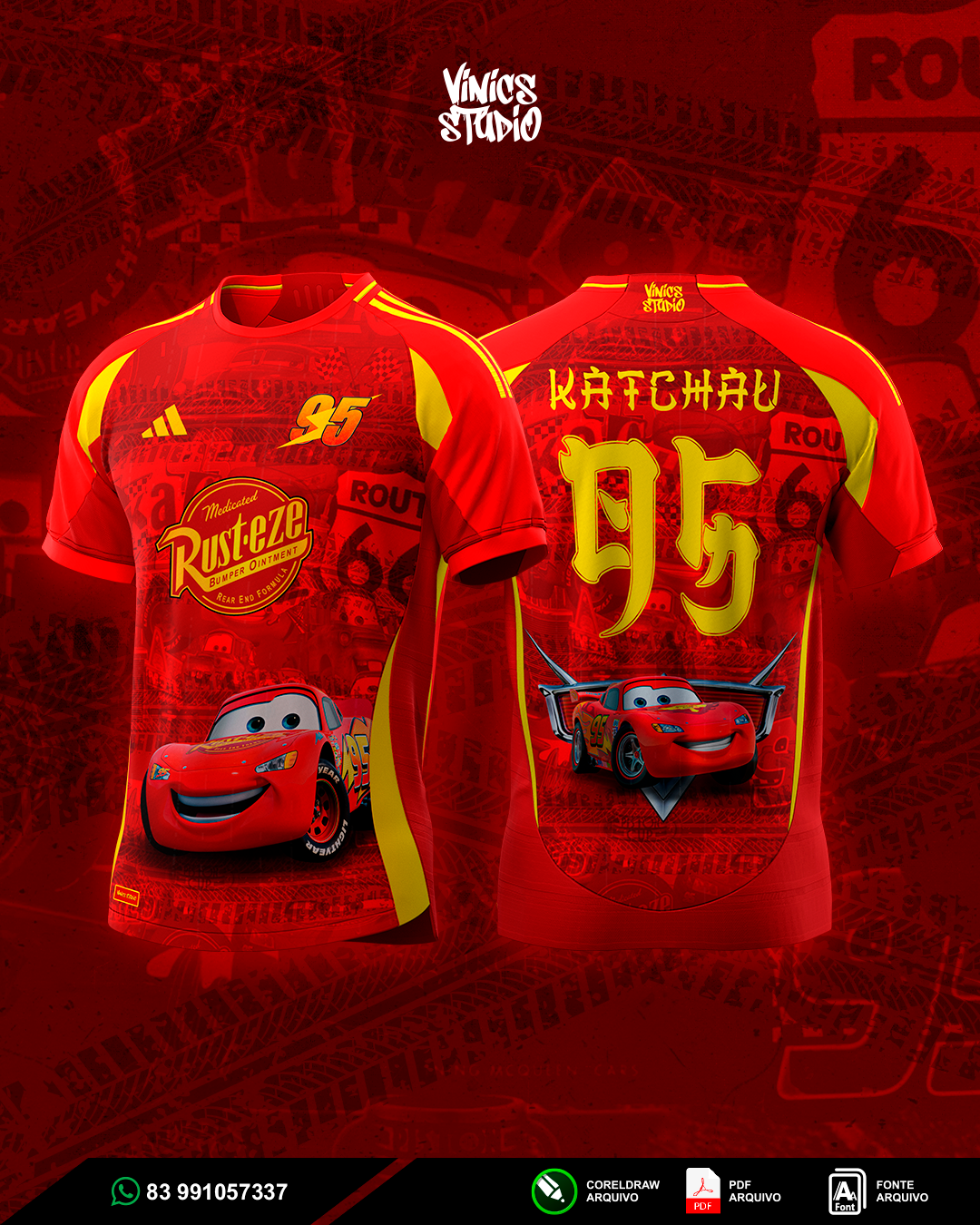 Arte Relâmpago Mcqueen Interclasse