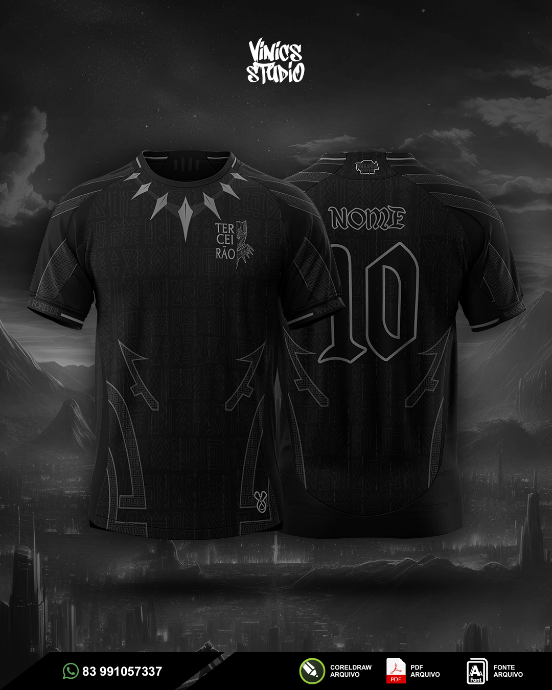 Arte Interclasse Pantera Negra