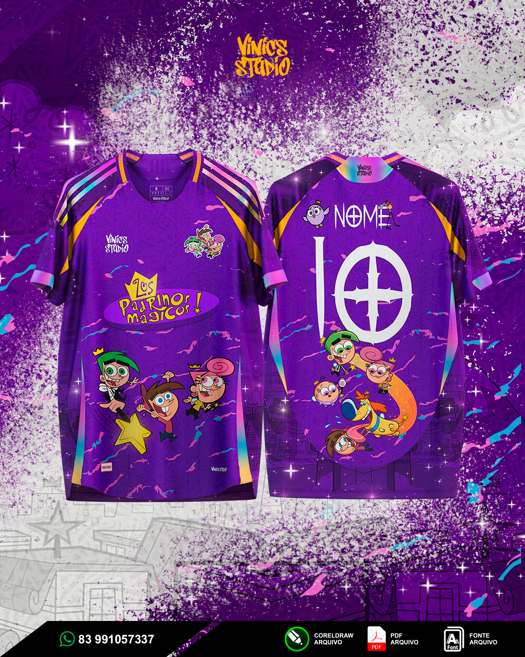 Arte Os Padrinhos Mágicos Interclasse