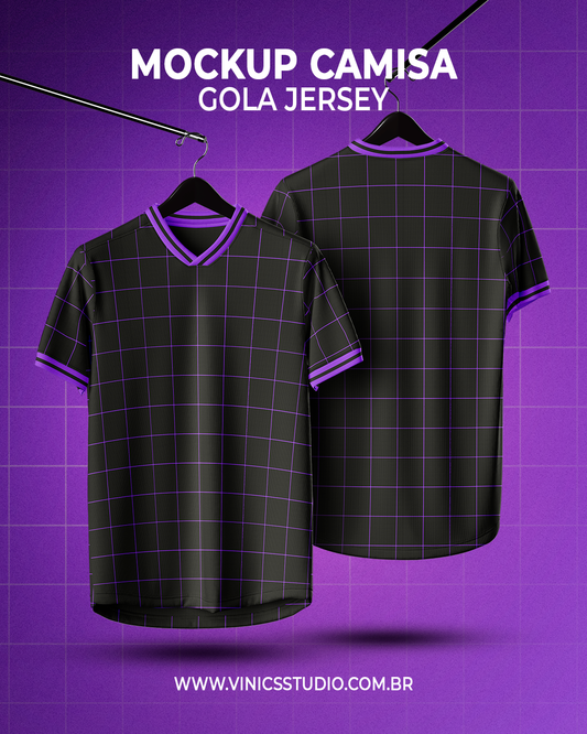 Mockup Camisa Gola Jersey