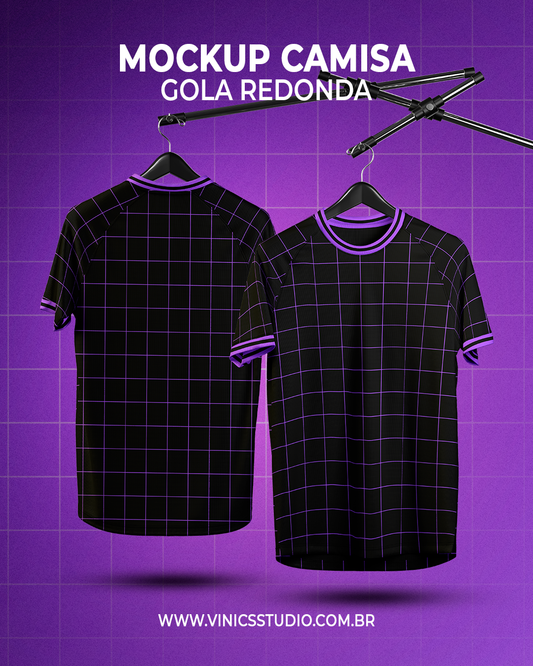 Mockup Camisa Gola Redonda