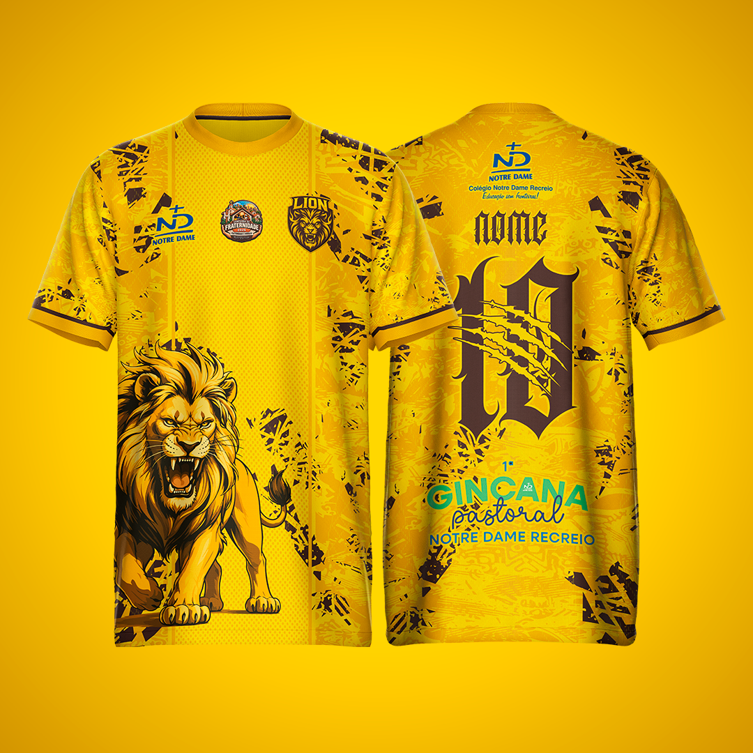 Arte Camisa Leão Interclasse