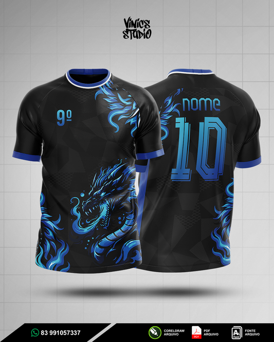 Arte Dragão Azul Interclasse