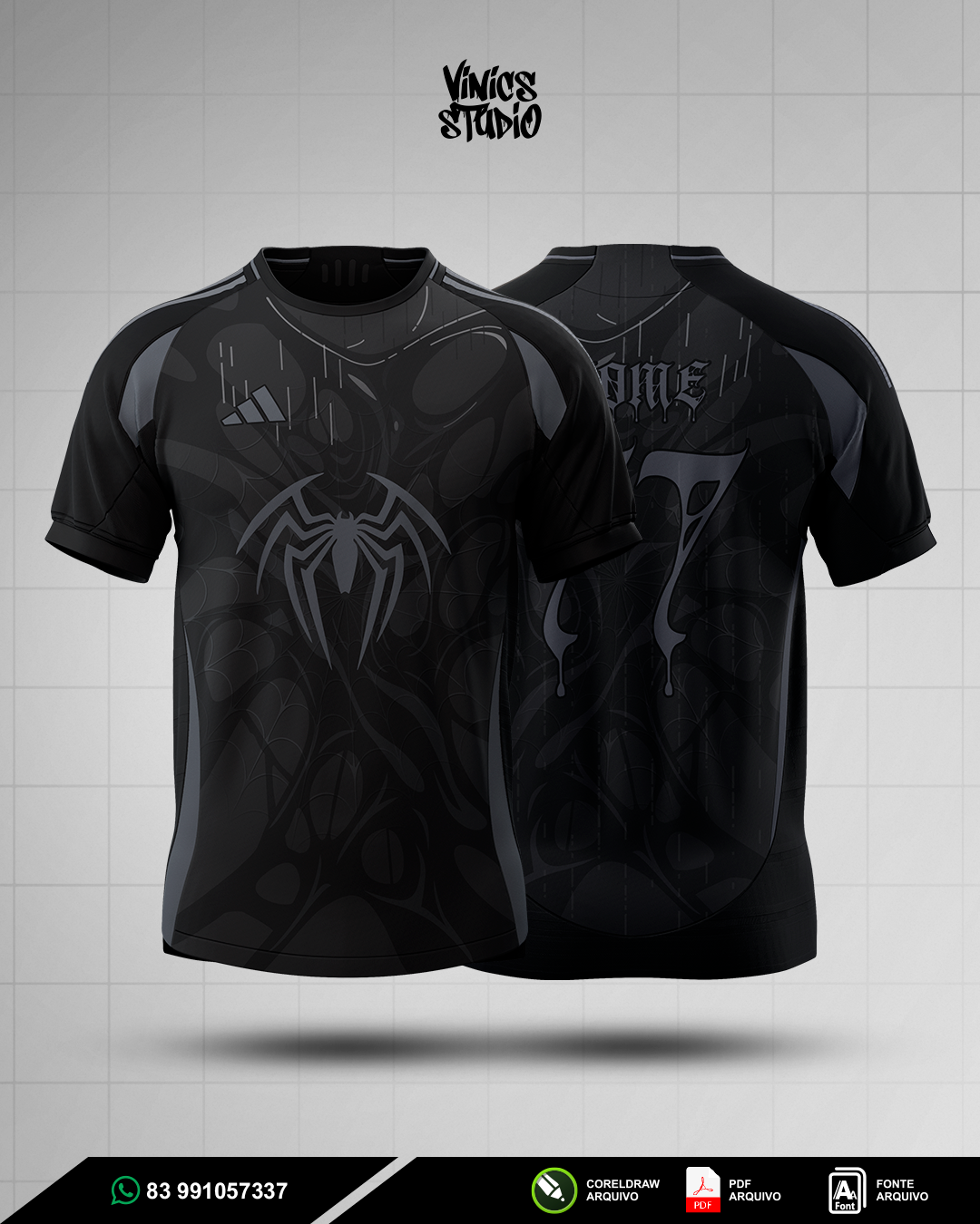 Arte Aranha Black Interclasse