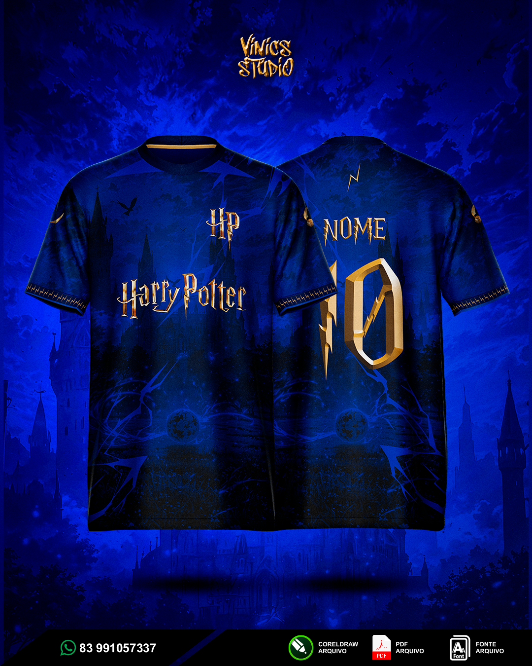 Arte Camisa Harry Potter