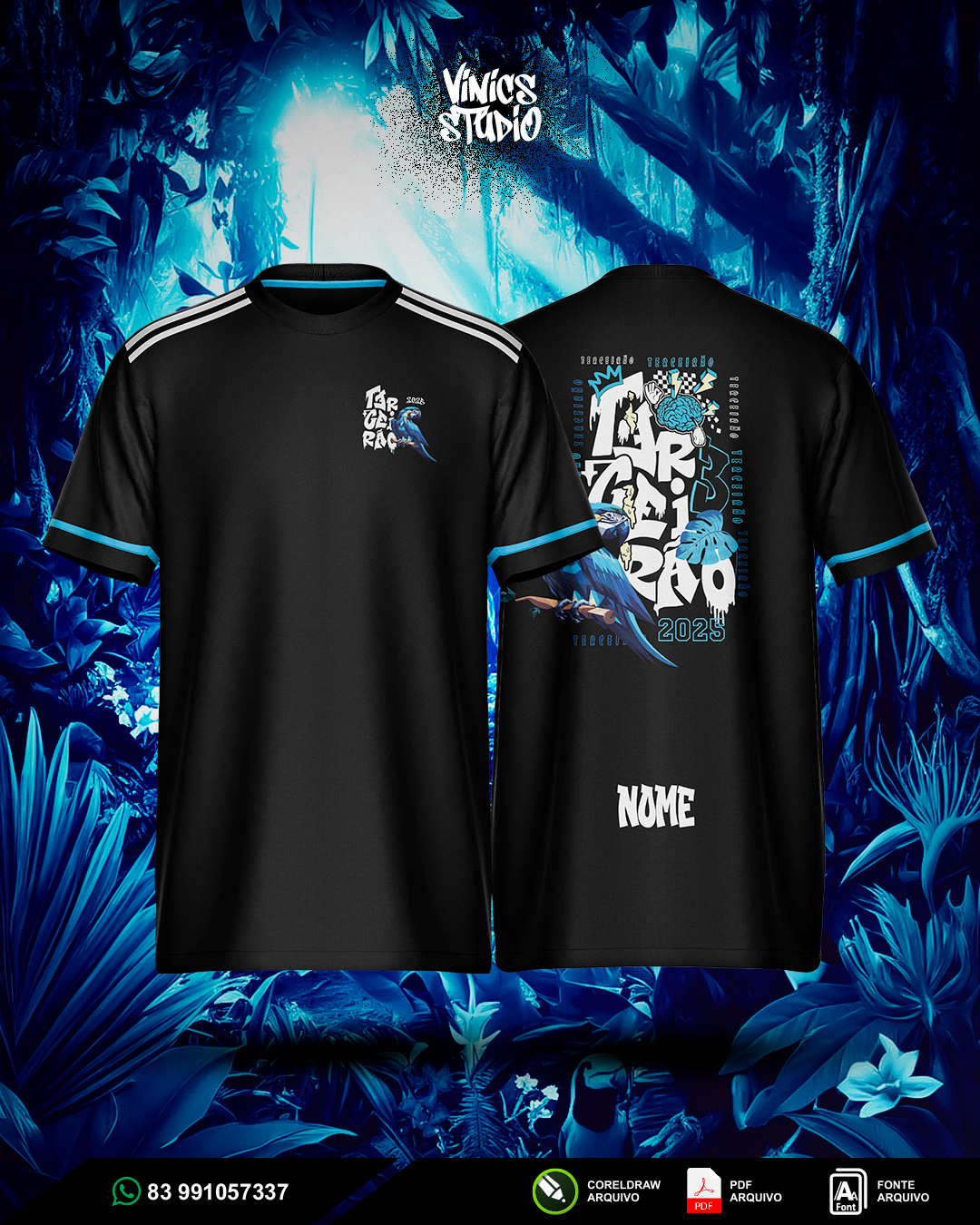 Arte Terceirão Arara Azul