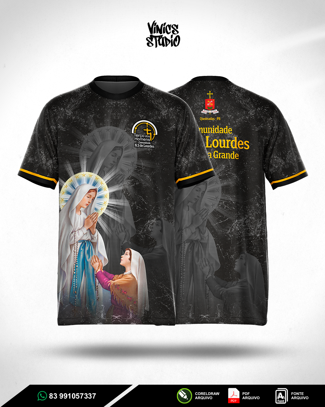 Arte Terço dos Homens N.S. de Lourdes