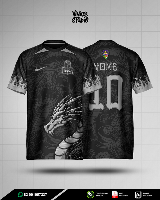Arte Dragão Cinza Interclasse