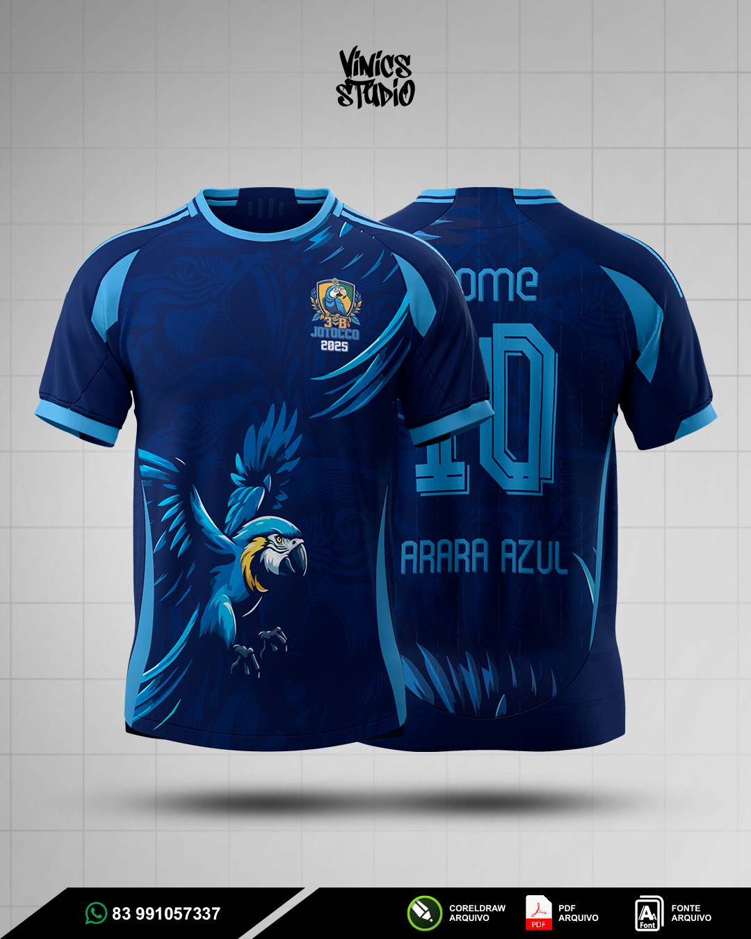 Arte Arara Azul Interclasse