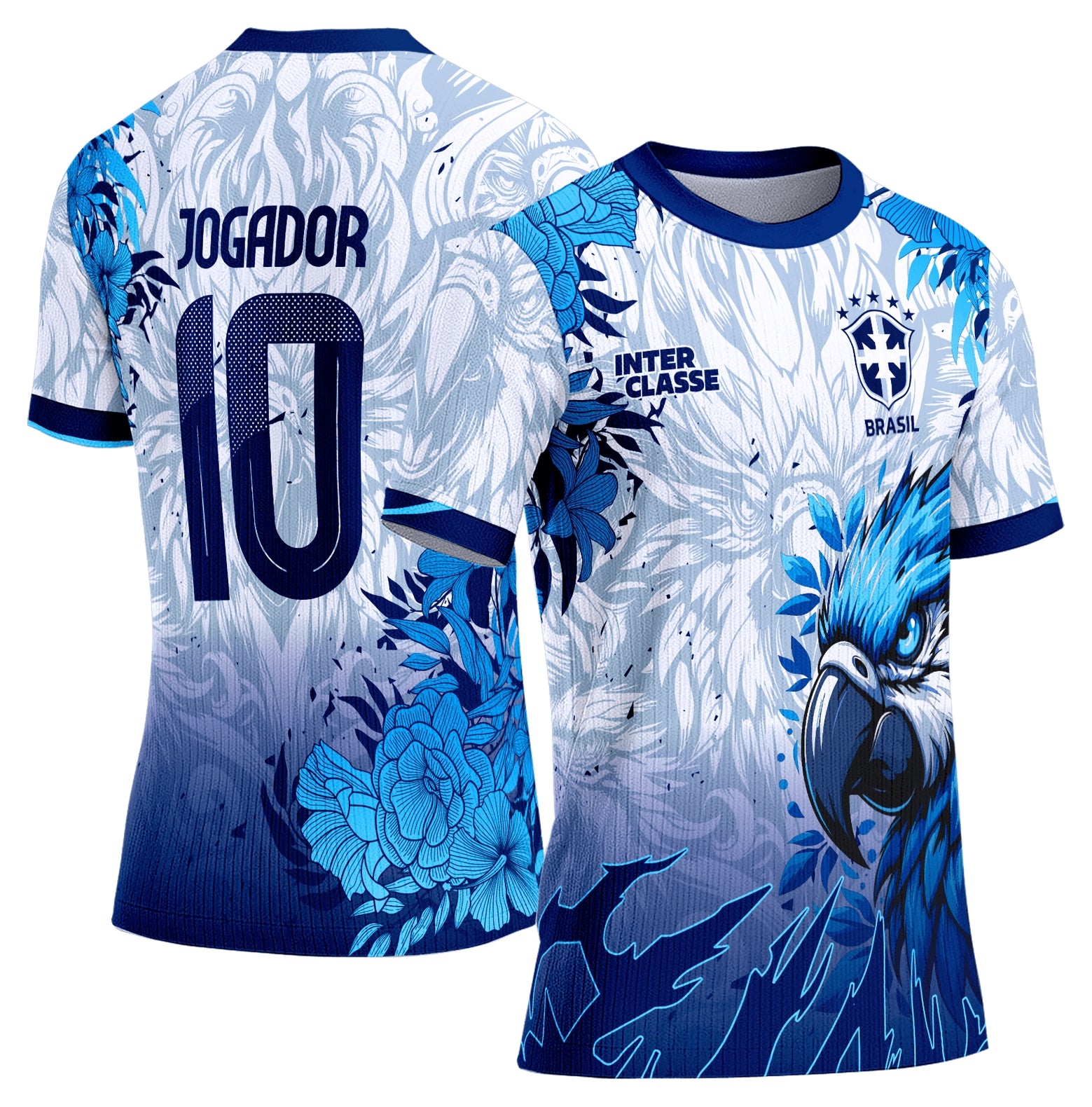 Arte Camisa Arara Azul Interclasse