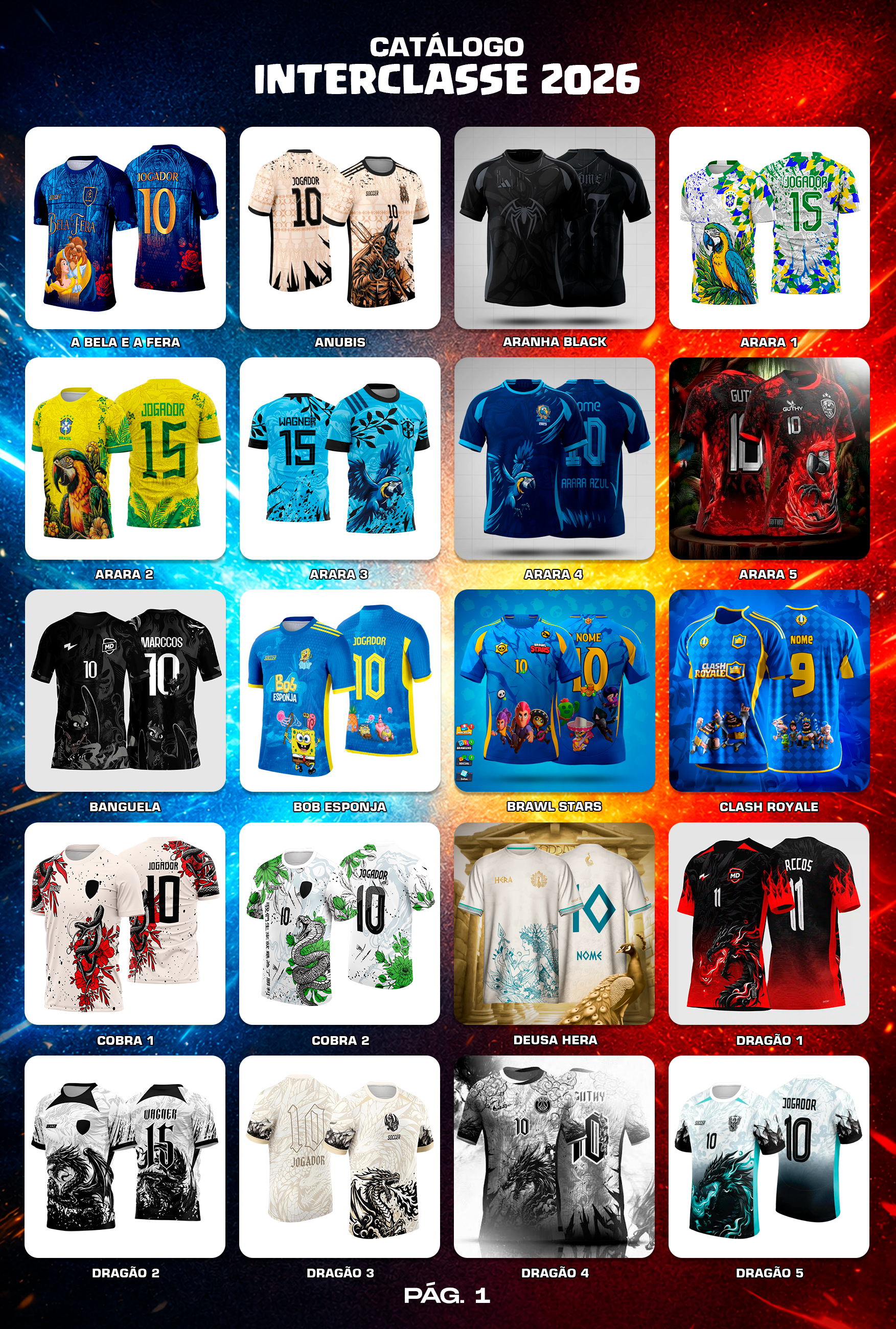 Pack Interclasse 2026 – Artes Digitais Completas