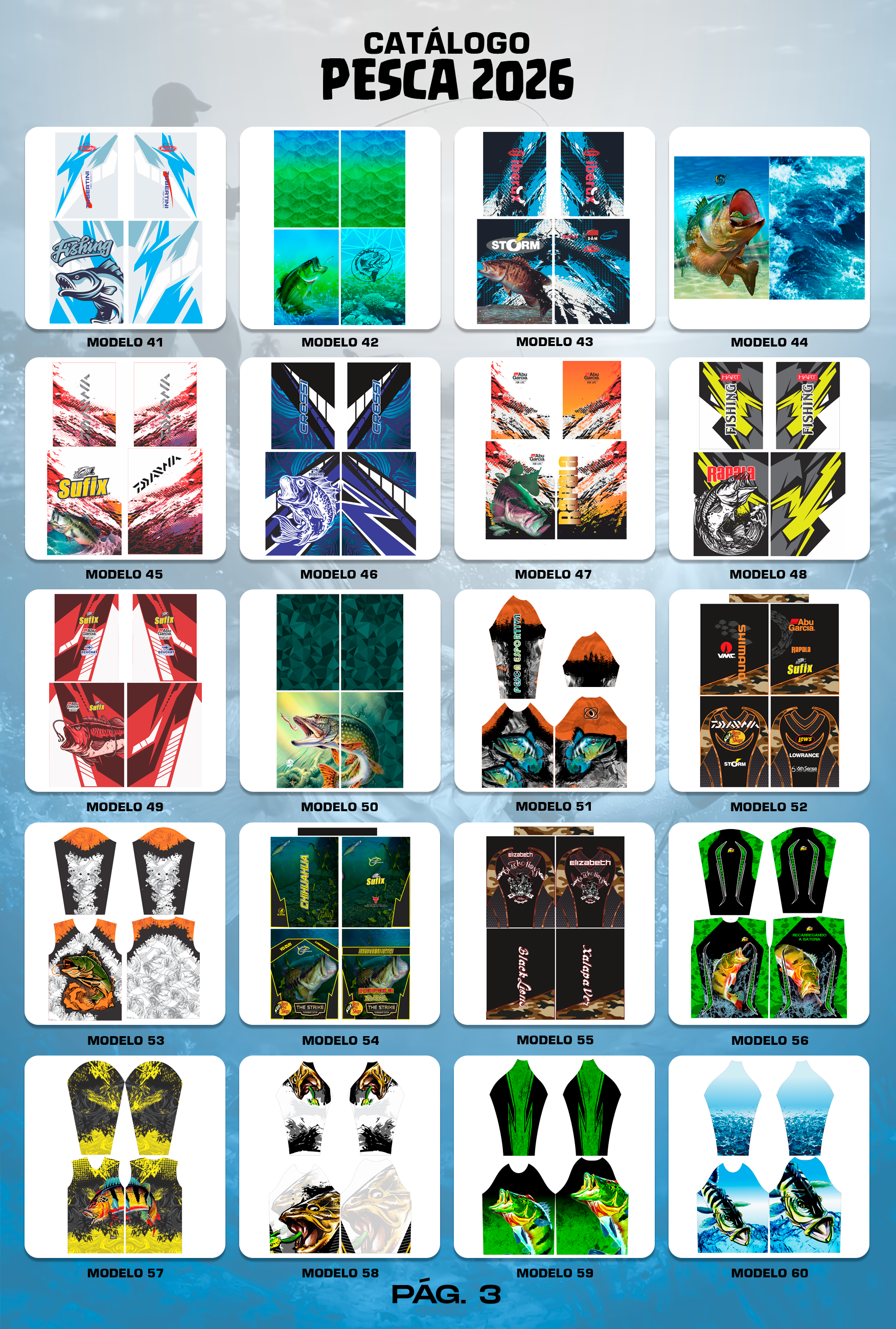 Pack Pesca Premium para Sublimação 🎣