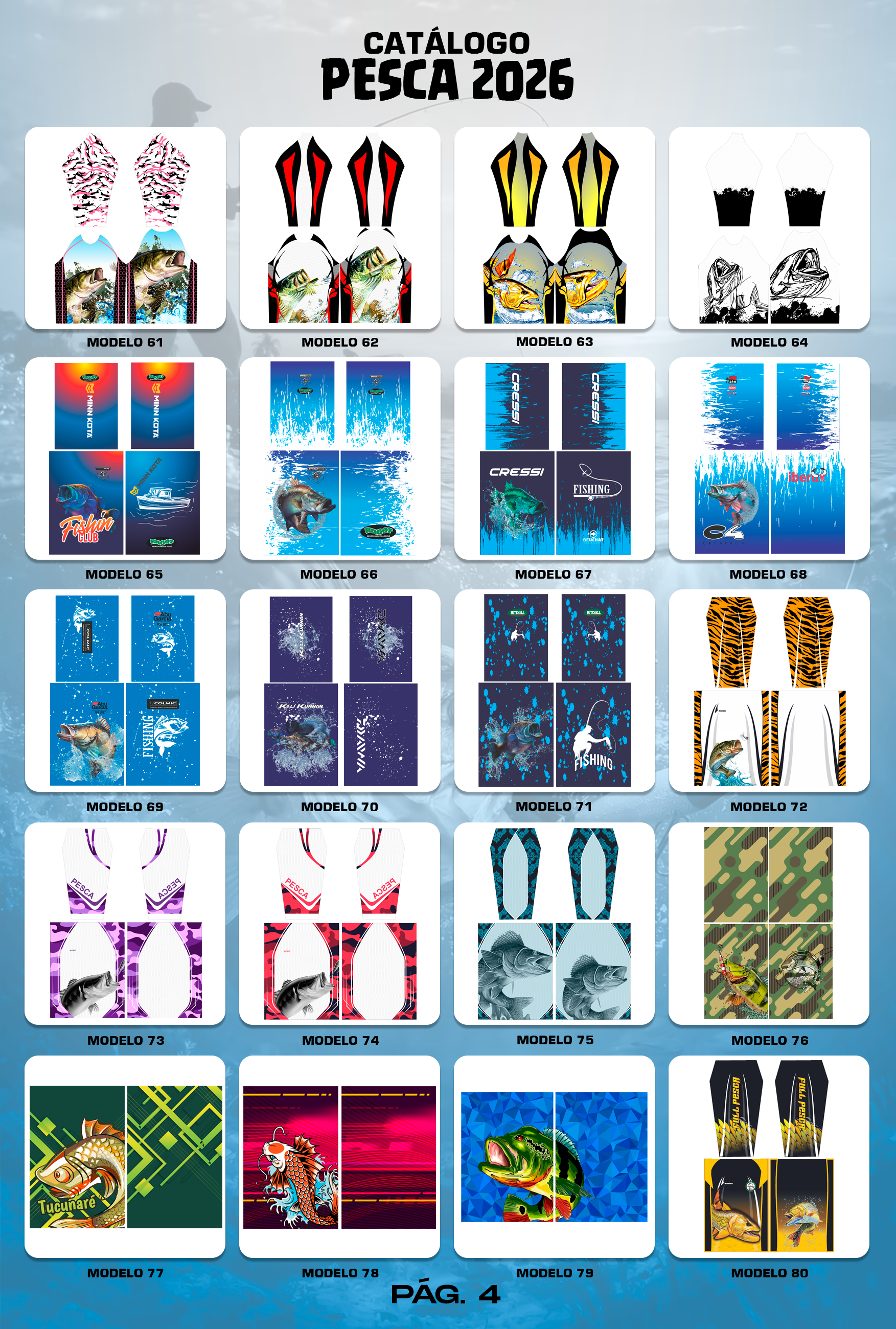Pack Pesca Premium para Sublimação 🎣