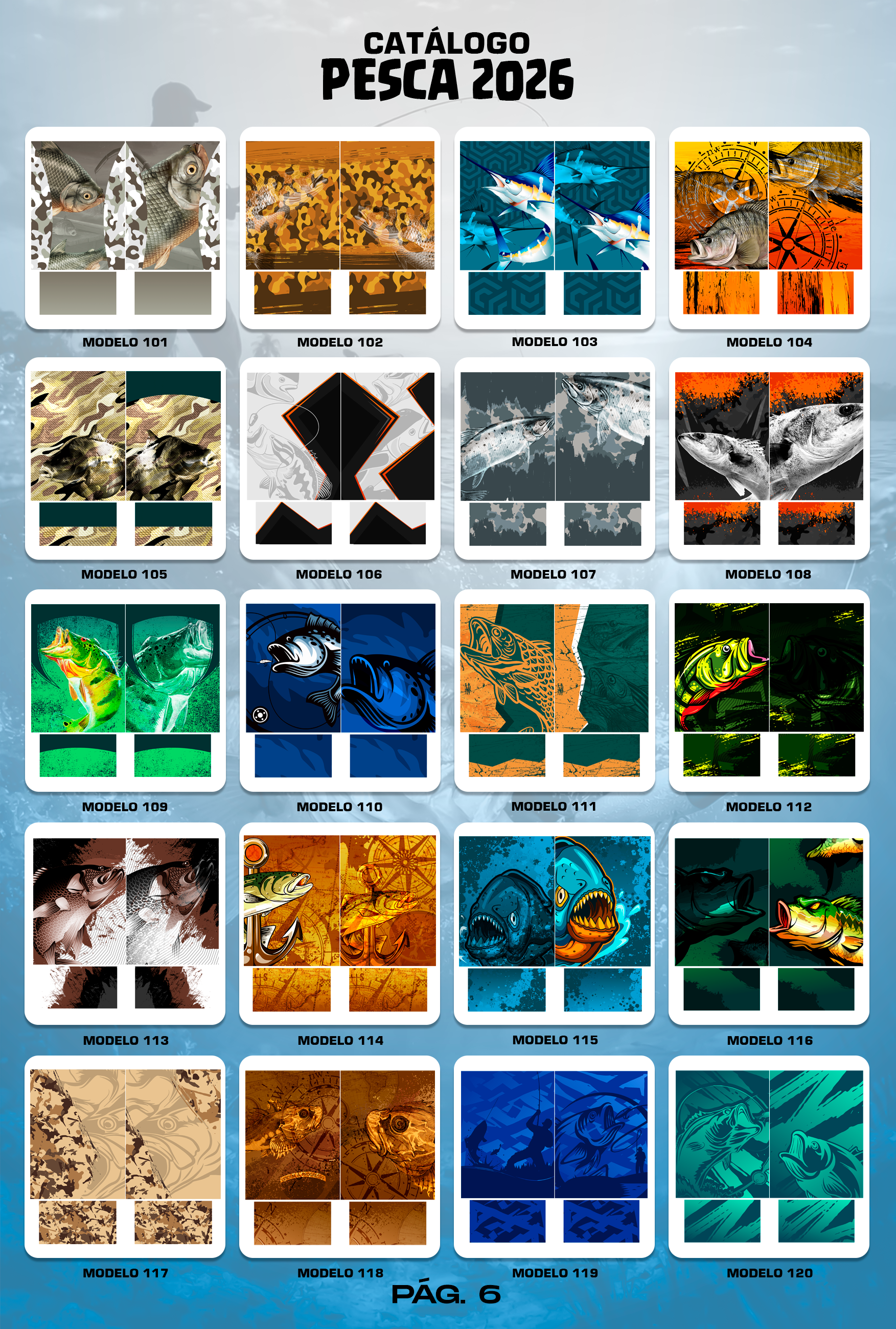 Pack Pesca Premium para Sublimação 🎣