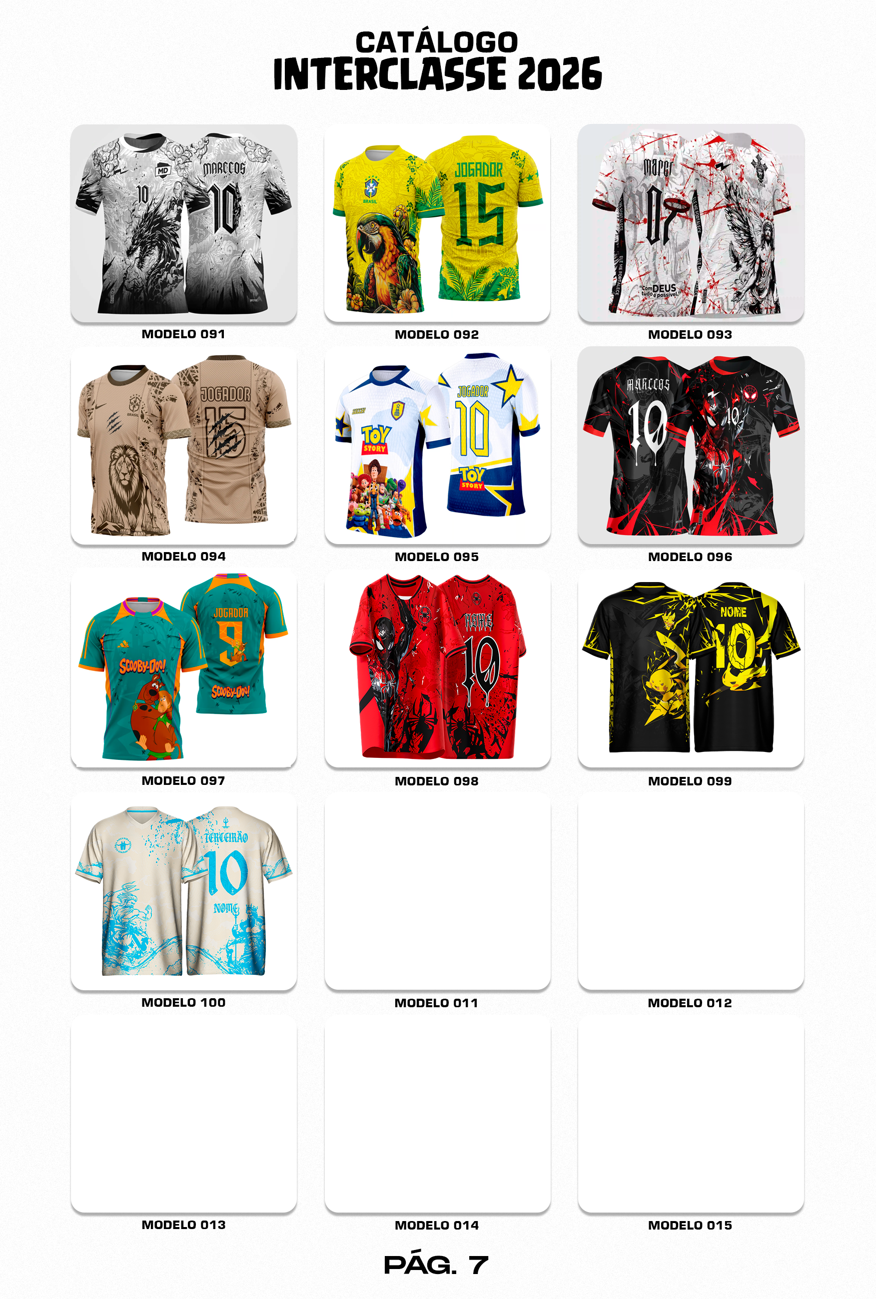 Pack Interclasse 2026 – Artes Digitais Completas