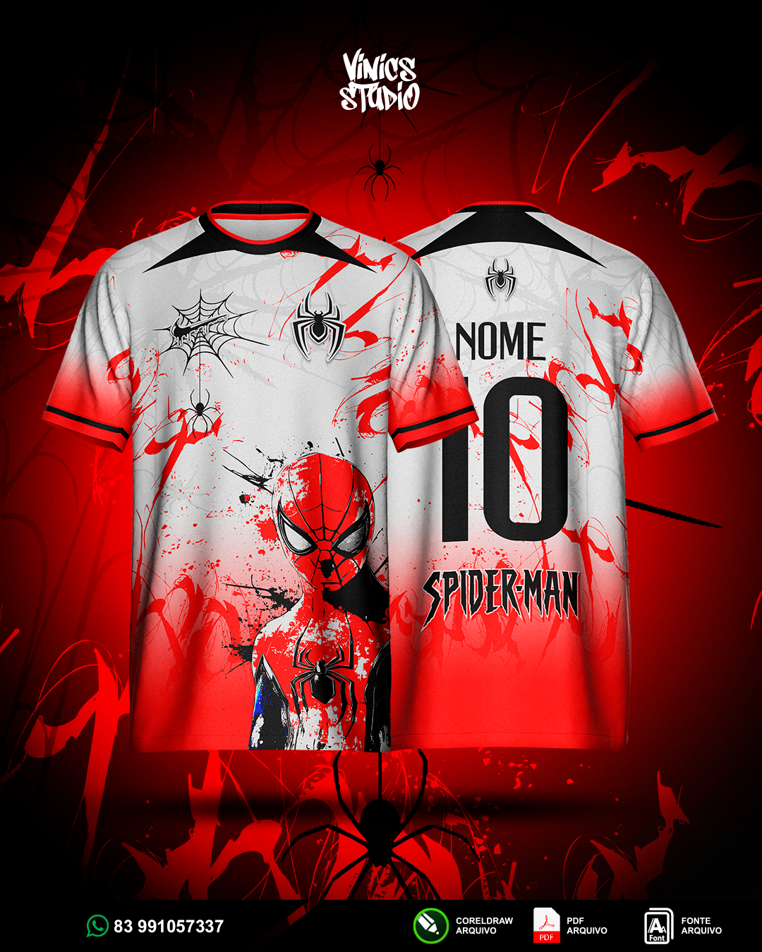 Arte Interclasse Homem Aranha