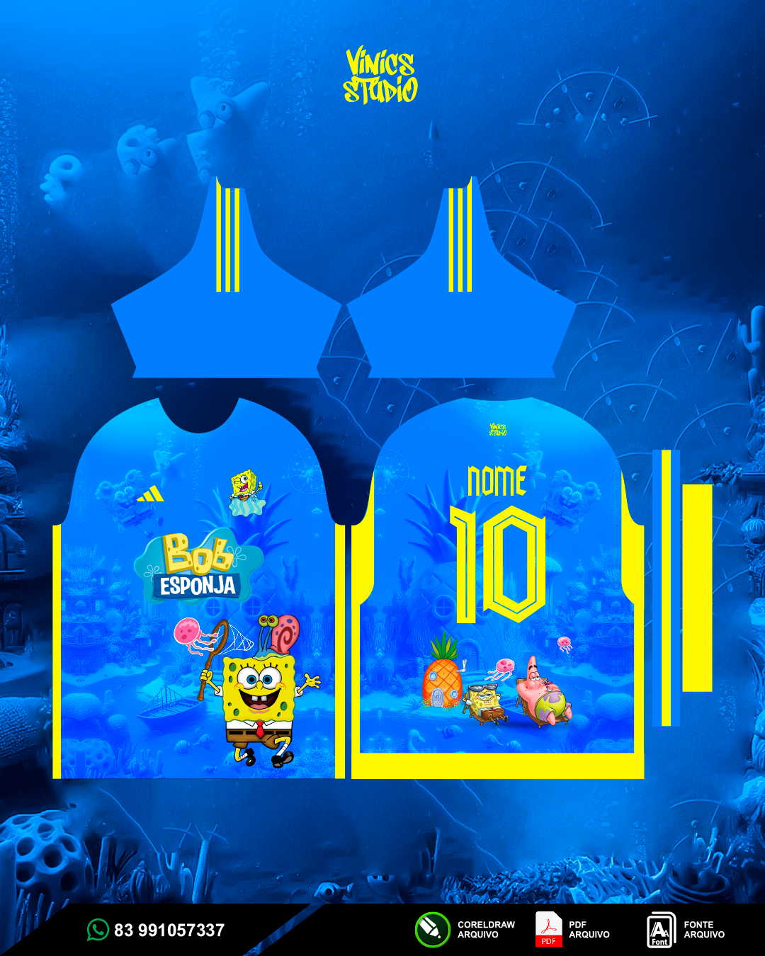 Arte Interclasse Bob Esponja