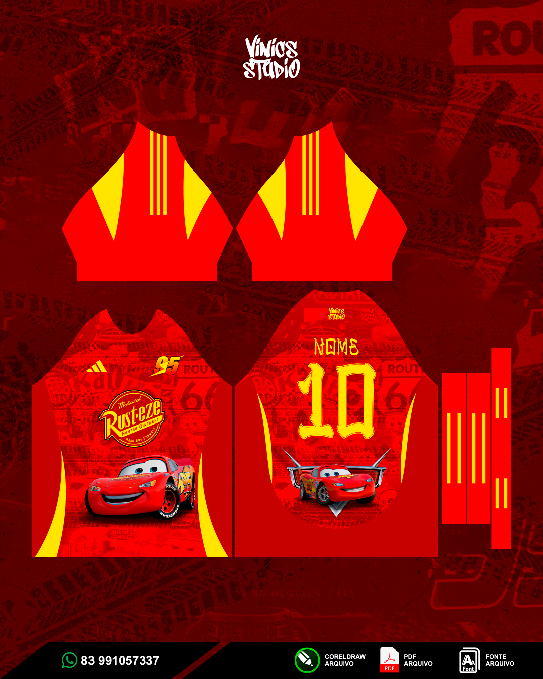 Arte Relâmpago Mcqueen Interclasse