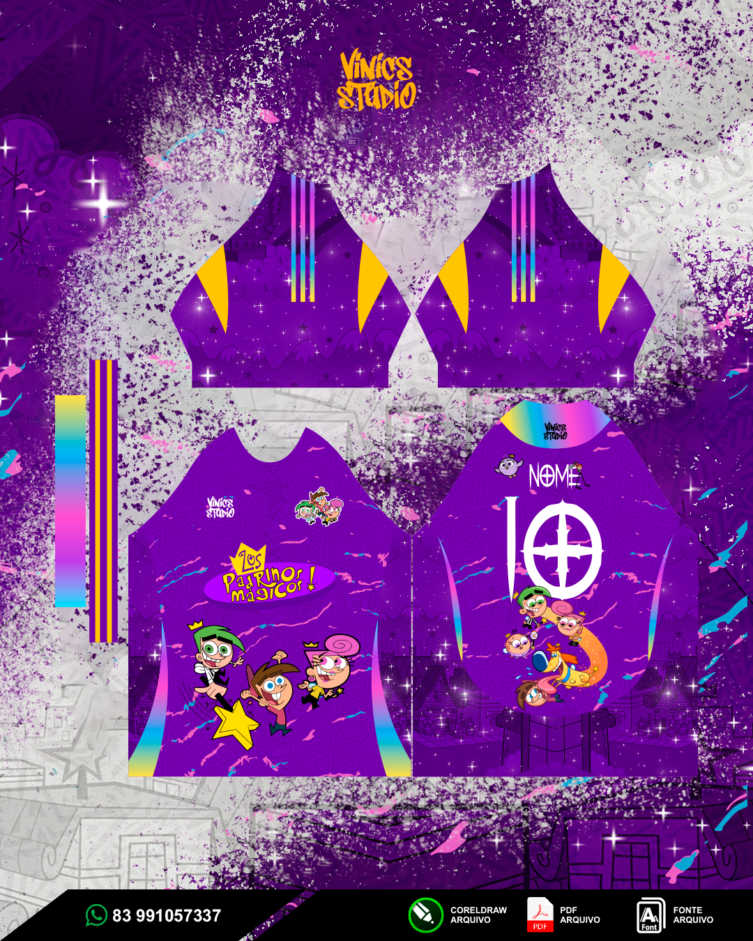 Arte Os Padrinhos Mágicos Interclasse