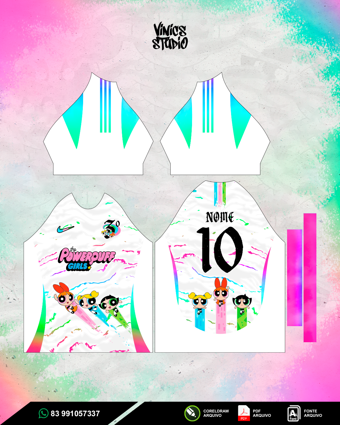 Arte Meninas SuperPoderosas Interclasse