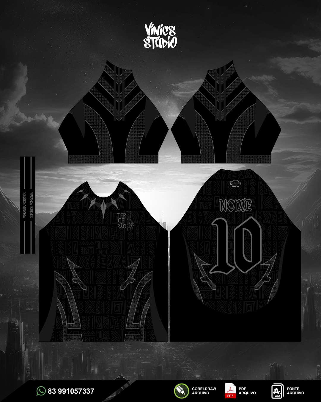 Arte Interclasse Pantera Negra