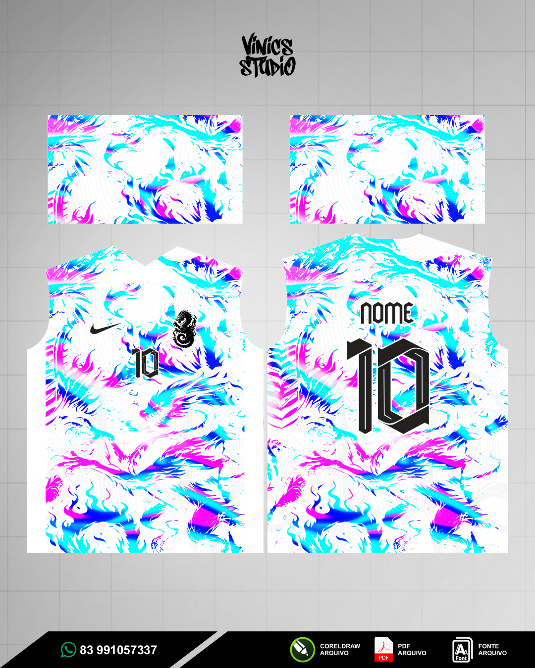 Arte Dragão holográfico Interclasse