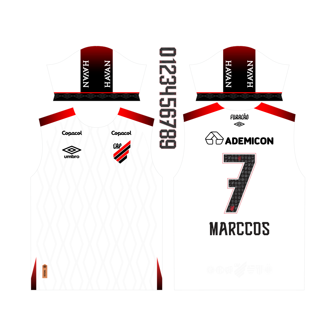 Arte Camisa Athlético PR Reserva