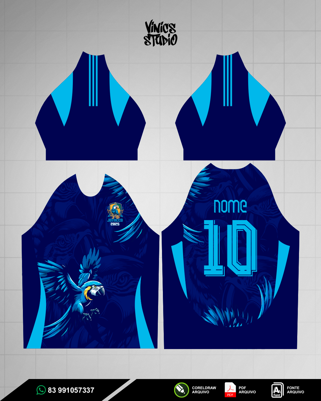 Arte Arara Azul Interclasse