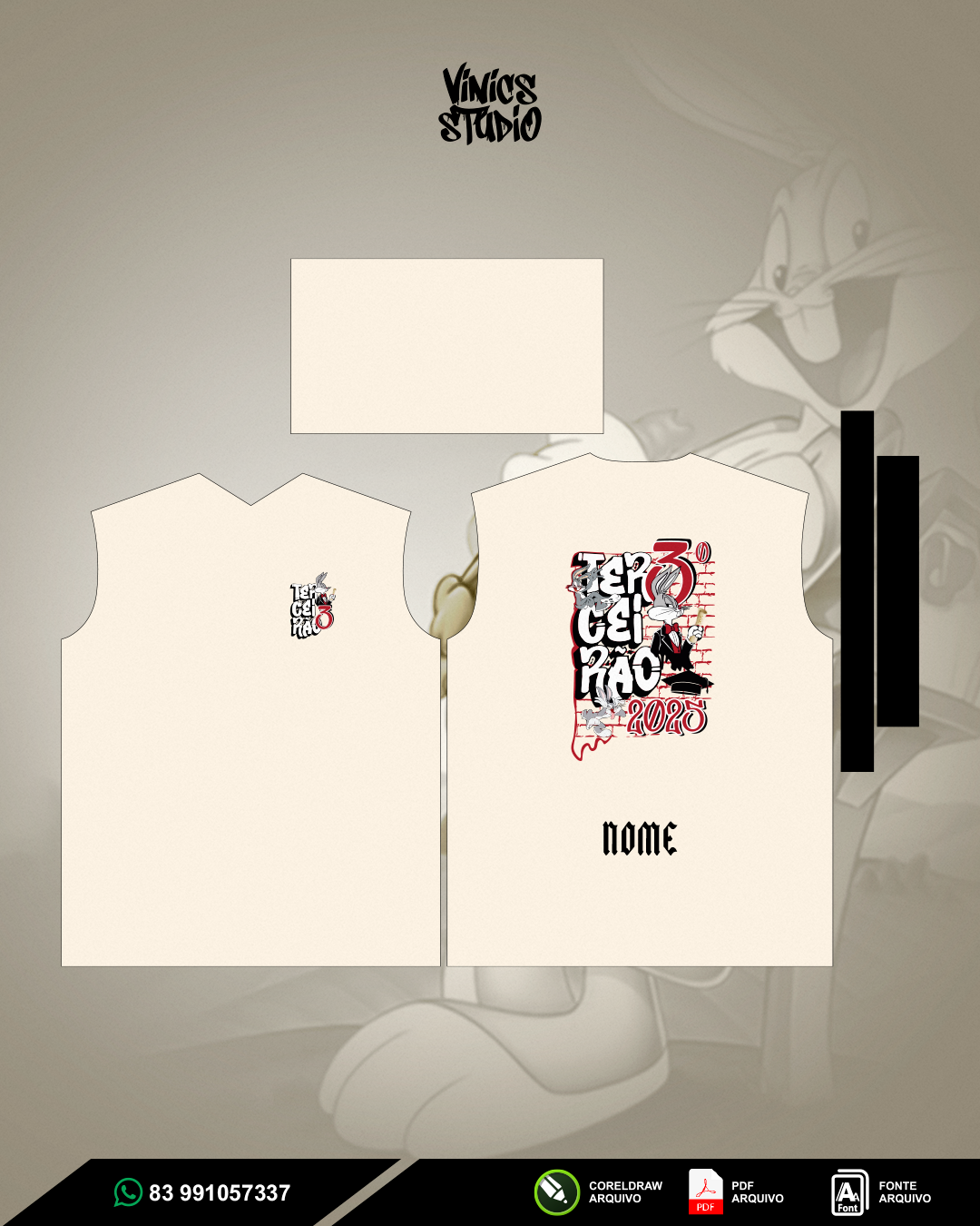 Arte Terceirão Pernalonga