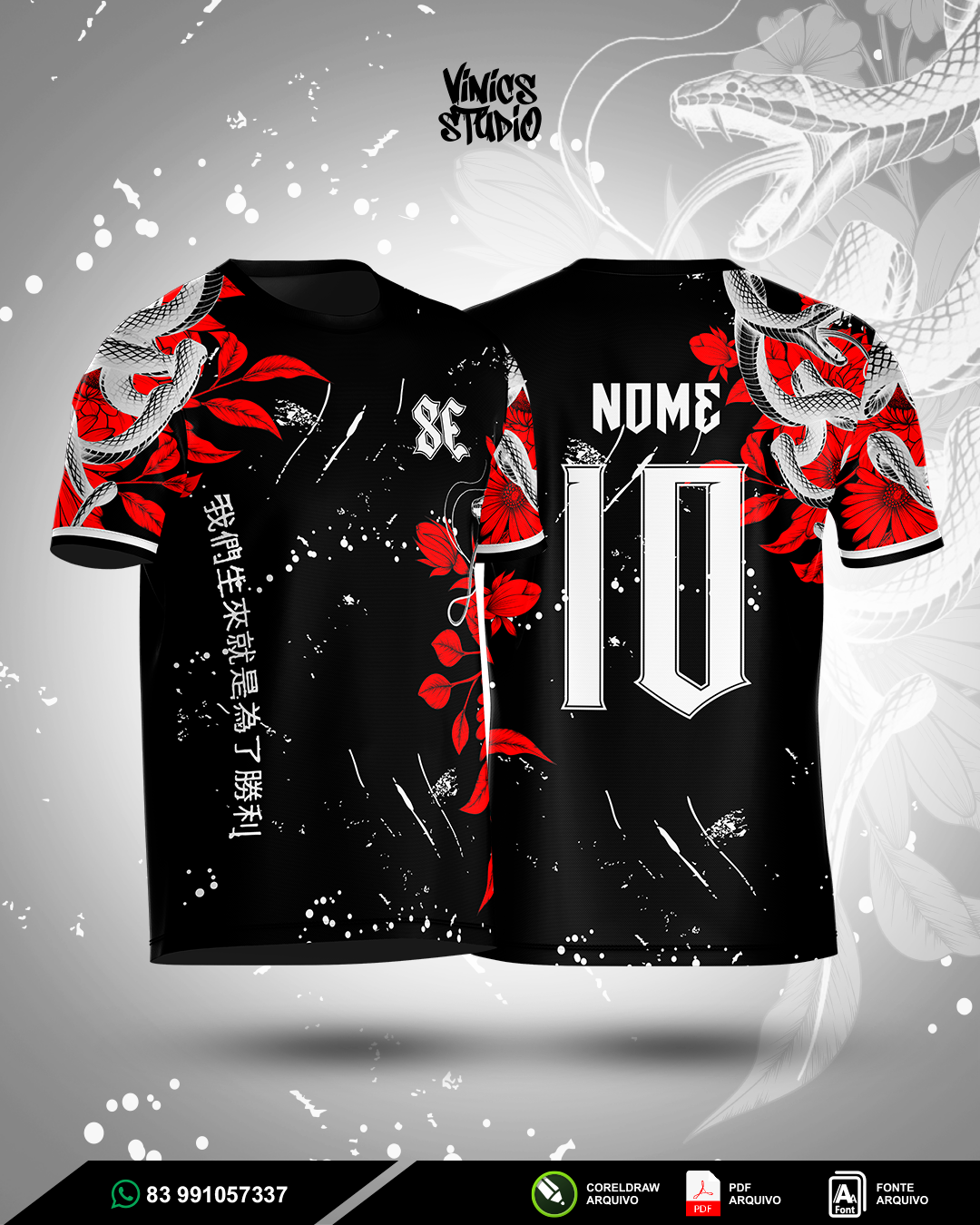 Arte Cobra Floral Interclasse