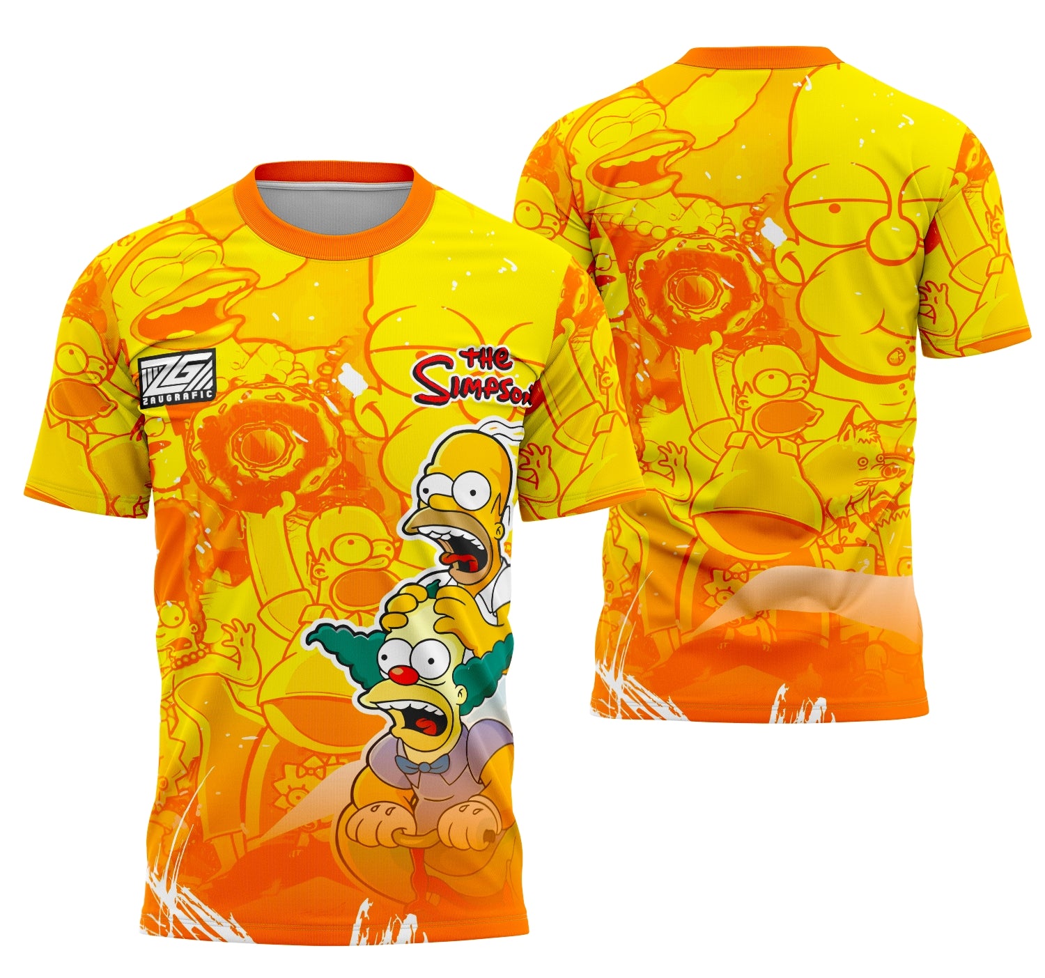 Arte Camisa Os Simpsons Interclasse