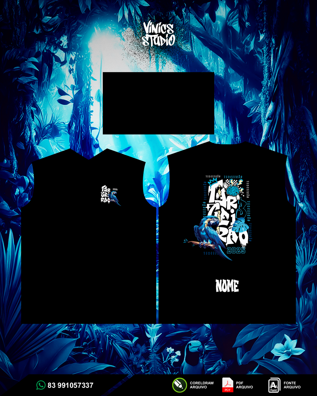 Arte Terceirão Arara Azul